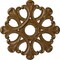 Ekena Millwork Angel Ceiling Medallion (Canopies up to 4 3/8"), 20 7/8"OD x 3 5/8"ID x 1"P, Smokey Topaz Crackle CM20ANSTC - alternate 1